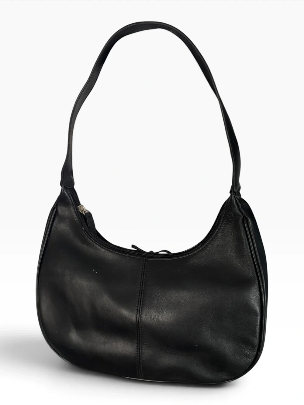 Vintage Ann Taylor Loft Hobo Style Black Handbag